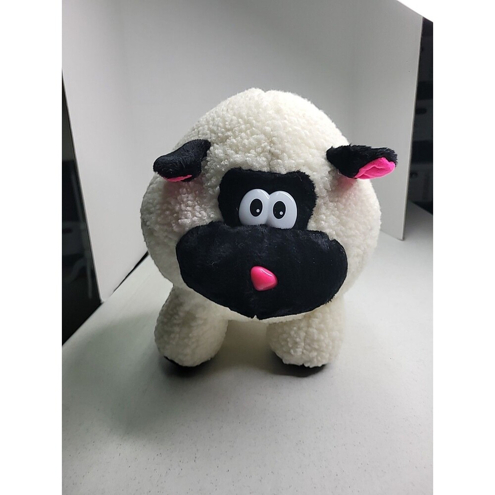 Vintage 1993 CLOUD 9 Wooly Lamb Sheep Plush Stuffed Farm Animal Fluffy Soft Toy